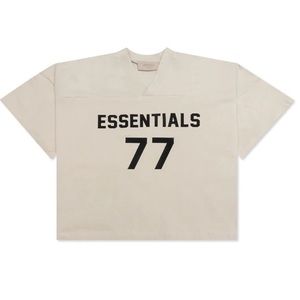 Authentic New Fear of God Essentials Kids Football T-shirt Wheat